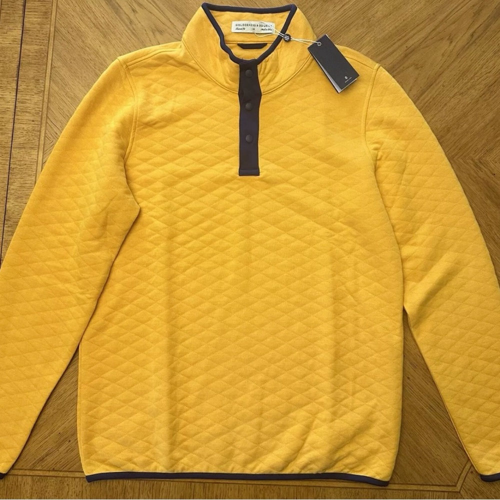 Holderness & Bourne Sullivan 1/4 Snap - Medium Yellow